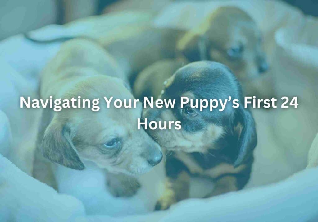 Navigating Your New Puppy’s First 24 Hours
